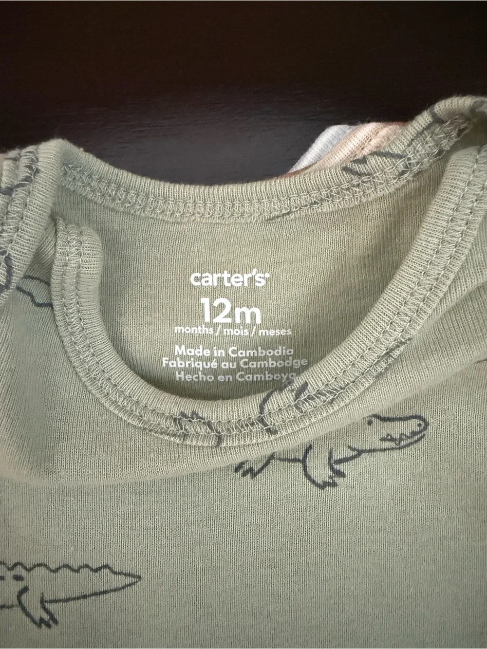 Carter's Safari Onesies (5-Pack) NWT